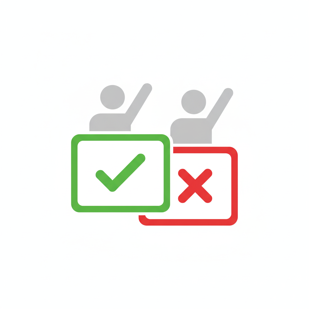 Zu- und Absagen verwalten